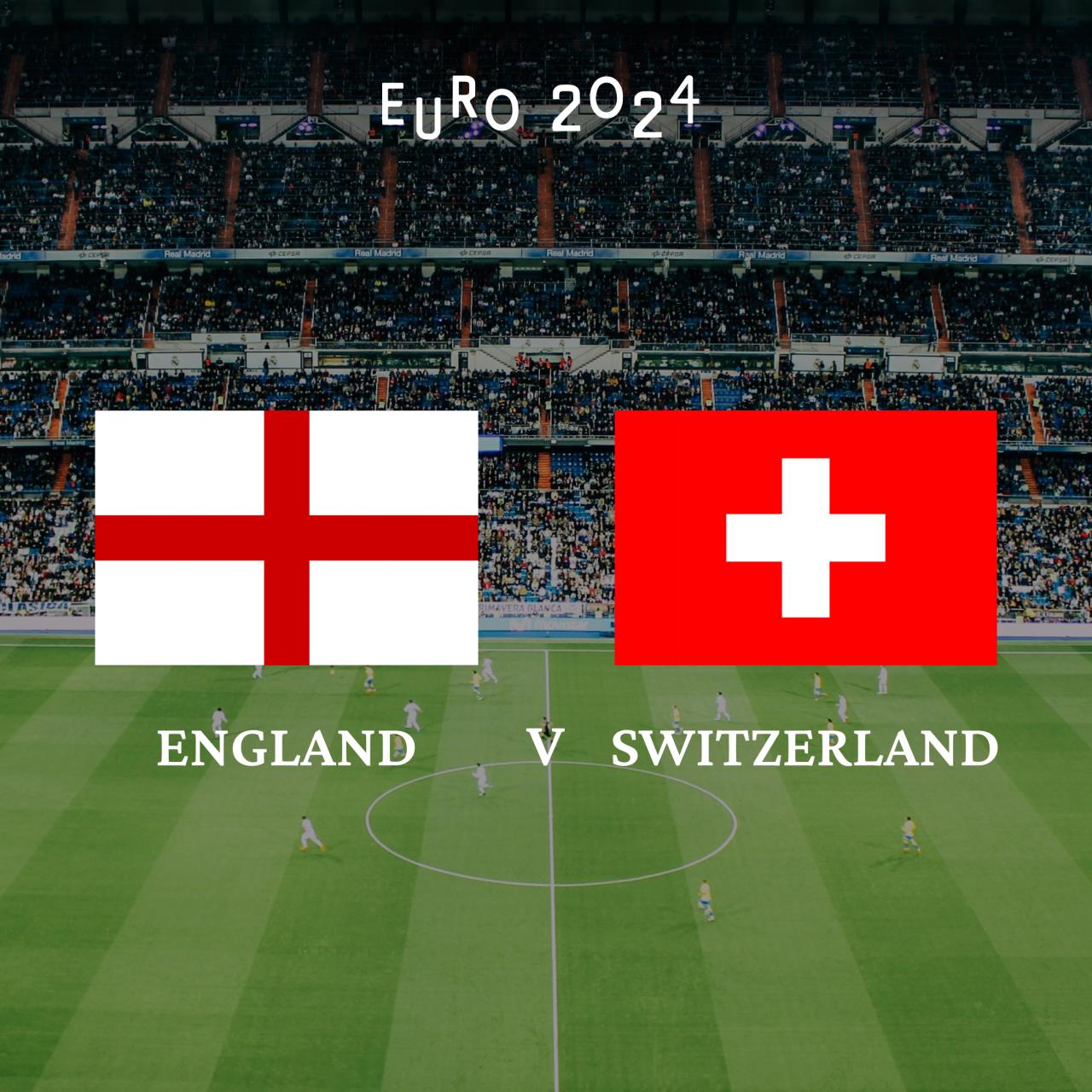 England v Switzerland - Shown on the Big Screen