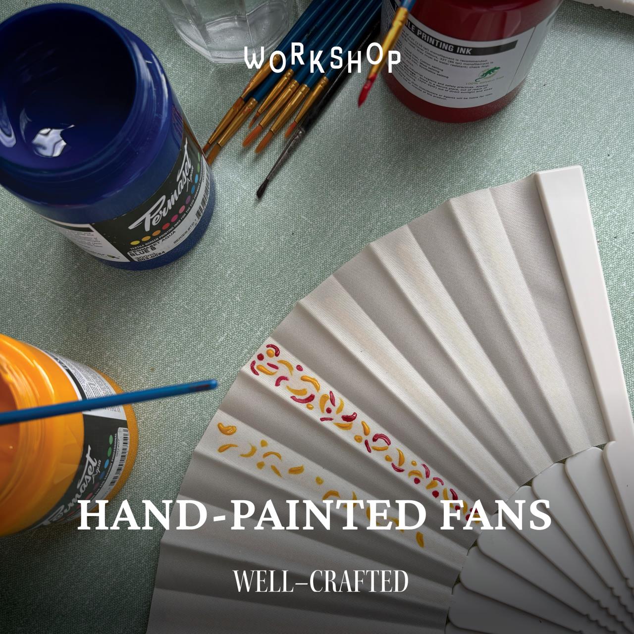 Well-Crafted – Hand-Painted Fans - In celebration of Pride Month, design your own hand-painted fan: a functional piece that doubles as a personal statement. Inspired by movement and expression, you’ll explore colour and composition to create something bold or refined.